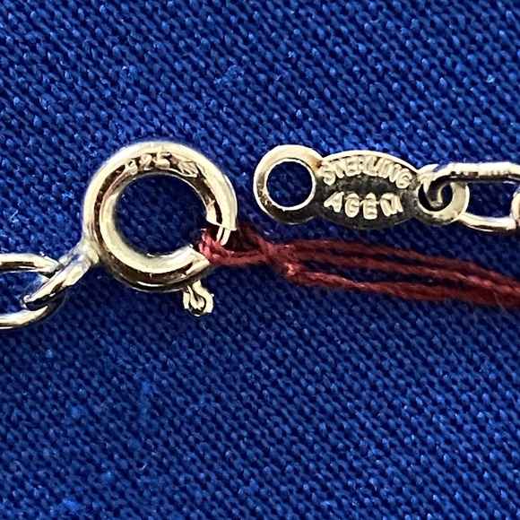 Agem I Sterling Silver Curb Neck Chain 20" - Picture 14 of 16